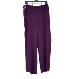 SC Collection women's size 14 purple flowy pants